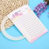 Eyelash Storage Cards, 10 Piece Lash Tile with Sticky Strips for Eyelash Extension, Lash Tray with Double Sided Lash Tape, Accessories for Lashes