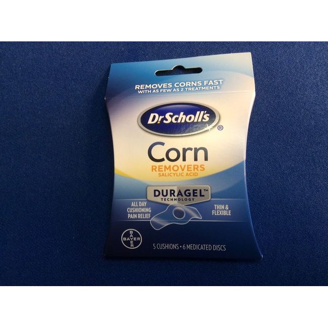 Dr Scholl's corn removers medicated discs, thin & flexible cushioning relief 5ct