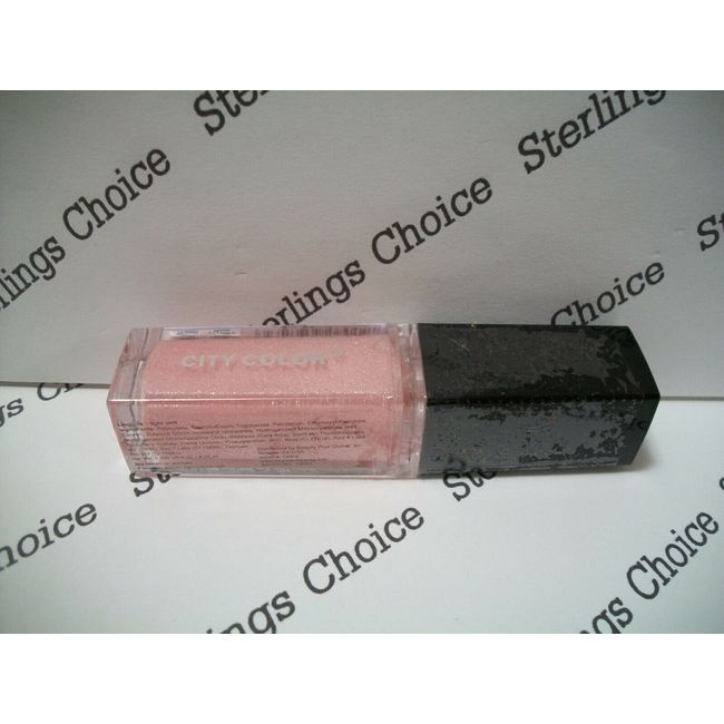 City Color Light Up Lip Gloss with Built in Mirror - Light Pink