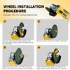 Cordless Angle Grinder Compatible Dewalt 20V MAX Battery 4-1/2" to 5" Brushless