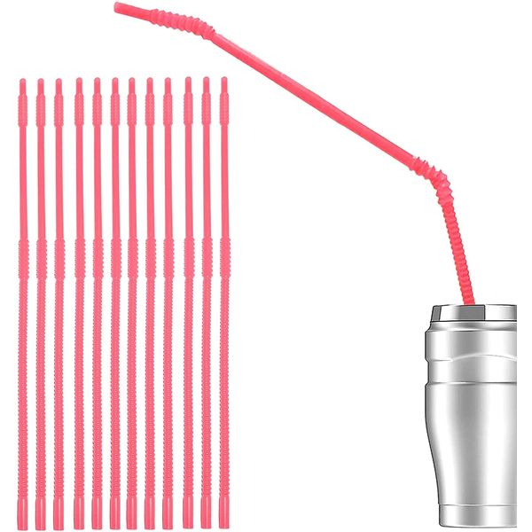 Made in USA Extra Long Reusable Drinking Straws 22 Inches long Ideal for Limited Mobility Situations Dishwasher Safe FDA Grade BPA-Free Material 12 Pieces