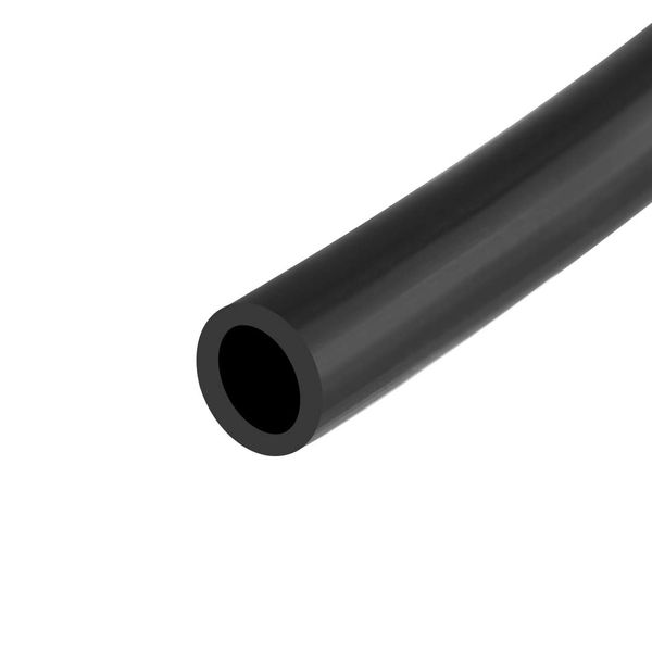 sourcing map Lubricating Oil Hose 5mm ID x 8mm OD 3.3ft Water Tube Black Rubber Tubing