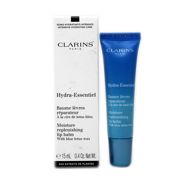 CLARINS HYDRA-ESSENTIEL MOISTURE REPLENISHING LIP BALM W/BLUE LOTUS MAX 15ML