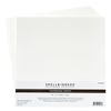 Spellbinders Chipboard Sheets 12"X12"-White