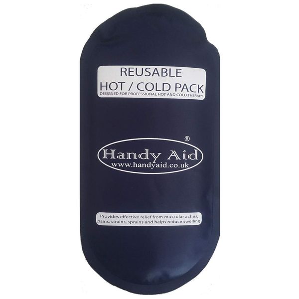 2 x Reusable Hot and Cold Heat Ice Gel Pack for First Aid, Sports Muscle/Back pain