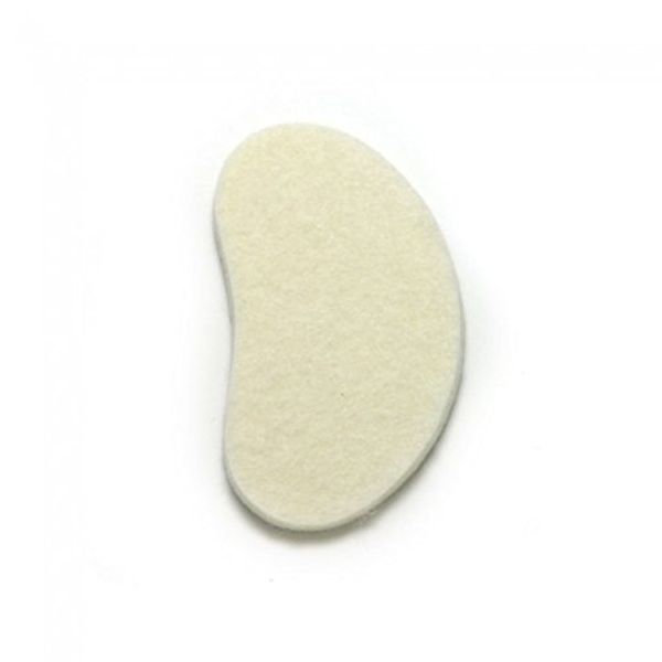 Moleskin Ball of Foot Pads, Kidney Shaped, 100 Metatarsal Pads per Order (3" Wide)