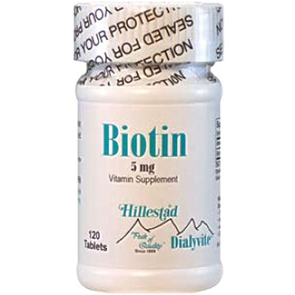 Dialyvite - Biotin 5 mg Vitamin Supplement - 120 Tablets