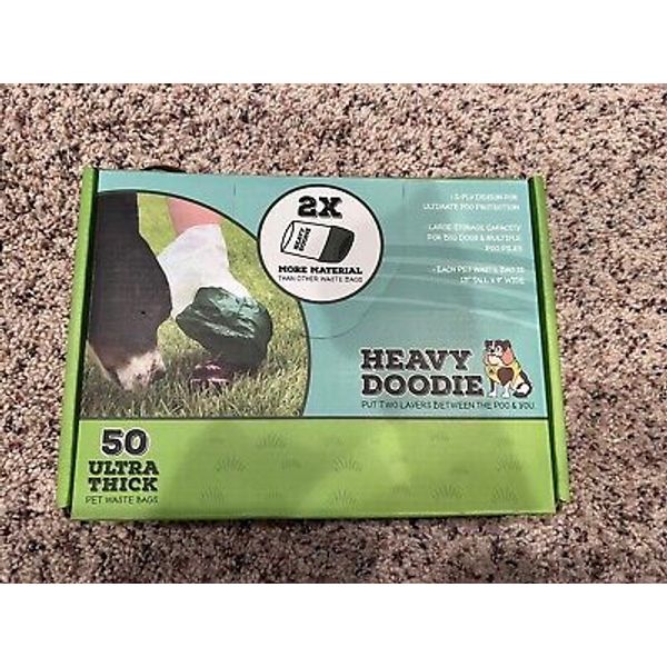 Heavy Doodie 50ct Ultra Thick Pet Waste Bags