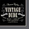 Creative Converting 16 Count Vintage Dude Lunch Napkins