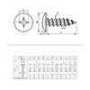 [M4x30] Truss Head Tapping Screws, 1 Type A Shape, 10 Pieces