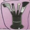 CAMEO VALUE 5 PIECE BRUSH SET POWDER FOUNDATION EYEBROW TOOL WITH CUP