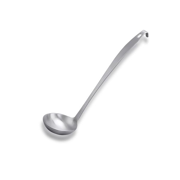 TENTA KITCHEN 2oz/56ml Stainless Steel Small Soup Ladle Spoon,10.8”x 3” – One-piece Professional Ladle With Hook And Hole For Convenient Hanging