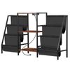 Record Player Stand with Vinyl Storage Organizer Large Capacity for Bedroom 