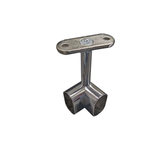 90 Degree bracket Corner Closet Rod Support Bracket Heavy Duty Wardrobe Rail