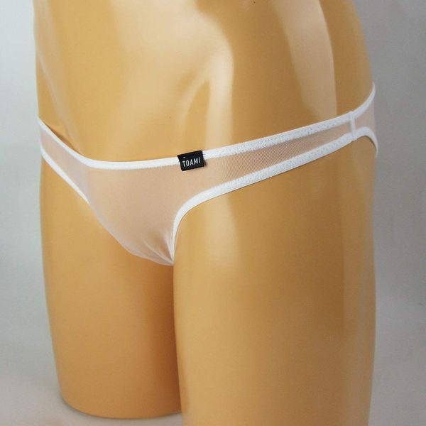 Men's Skewke, Ultra-Thin, No Seam Half Back LL, White