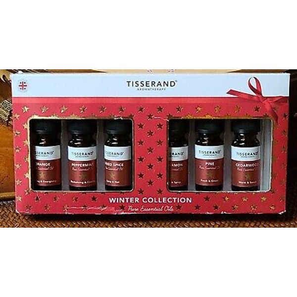 set 6 TISSERAND Aromatherapy WINTER COLLECTION Christmas 100% Pure Essential Oil