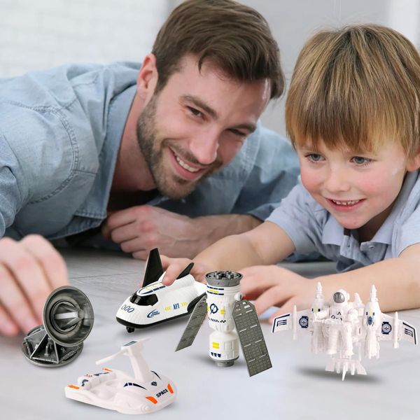 Wbzle Space Explorer Toy Kit, Space Toys Set with Astronaut Figure, Astronaut Exploration Gift for Exploring Boys and Girls