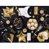 Générique 6 Paper Plates 23 cm Black and Gold
