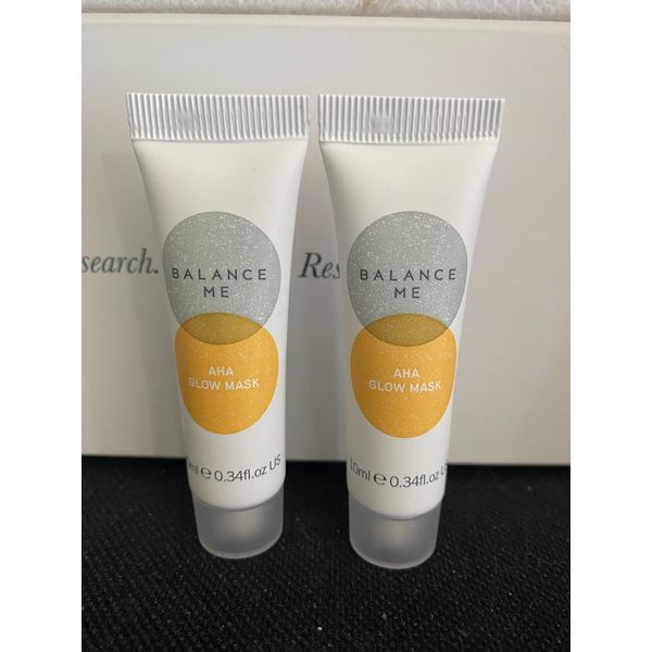 2 X Balance Me AHA Glow Mask MINI 0.34 oZ (each)