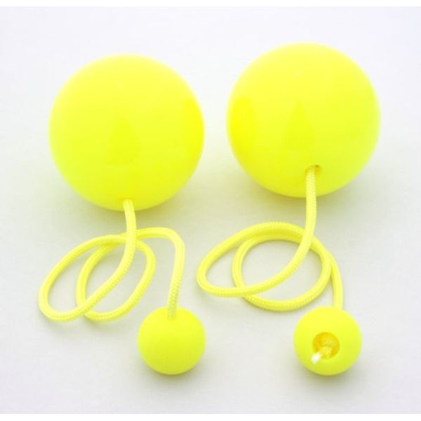 Play Juggling GIGA Contact Poi - Pair (Yellow)