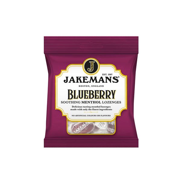 Jakemans Blueberry Menthol Lozenges 100g