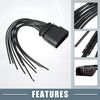 A ABSOPRO Light Wiring Socket Adapter No.1J0973835 for Volkswagen Passat