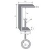 Giussani Rapid MOR057AQ 6cm Galvanised Clamp
