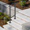 Wrought Iron Handrail Stair Railing Fit 1 Step Adjustable Hand Rail