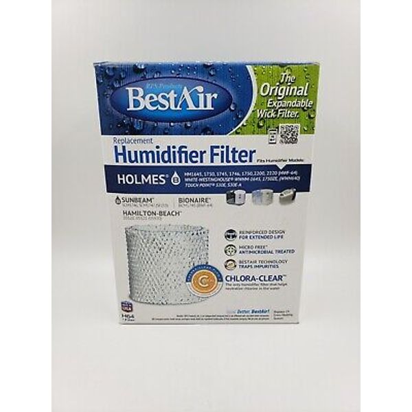 BestAir Replacement Expandable Wick Humidifier Filter H64