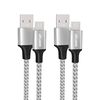 GHNTJAP Micro USB Cable, 6.6 ft (2 m), Micro USB Cable, QC3.0 Rapid Charging, Data Transfer, Android Charging Cable, Compatible with Android Smartphones, Durable Nylon