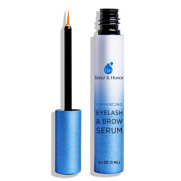 Eyelash Growth Serum: Lash Serum - Eyelash Serum - Lash Growth Serum - Eyebrow Growth Serum, Grow Lash and Brow Fuller Thicker Longer, 3ml