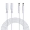 2 Pack Power Extension Cable 12ft 2.1mm x 5.5mm Compatible with DC 5V 12V 24V
