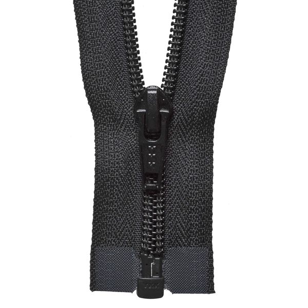 YKK Coil Zip, No. 580 Black, 66 cm Length