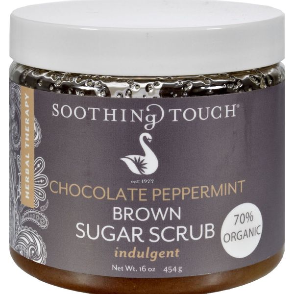 Soothing Touch Brown Sugar Scrub - Chocolate/Peppermint - 16 oz