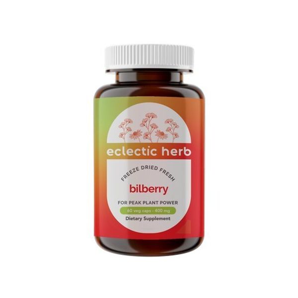 Bilberry  60 Caps By Eclectic Herb