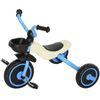 Foldable 3 Wheel Kids Tricycle for Toddlers Walking Tricycle Blue