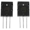 Fdit 2SA1943 2SC5200 High Power Matched Audio Transistor Silicon 5 Pair 10Pcs Replacement Black
