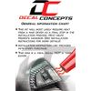 Decal Concepts Tail Light Blackout Decal Accent kit (Fits Camaro 2016-2018)