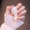 24 PCS Cool Girls Nail Tips, Plaid, Line Nails, Fake Nails, Taking Photos, Weddings, Coming-of-Age Ceremonies, Parties, After-Parties, Etc