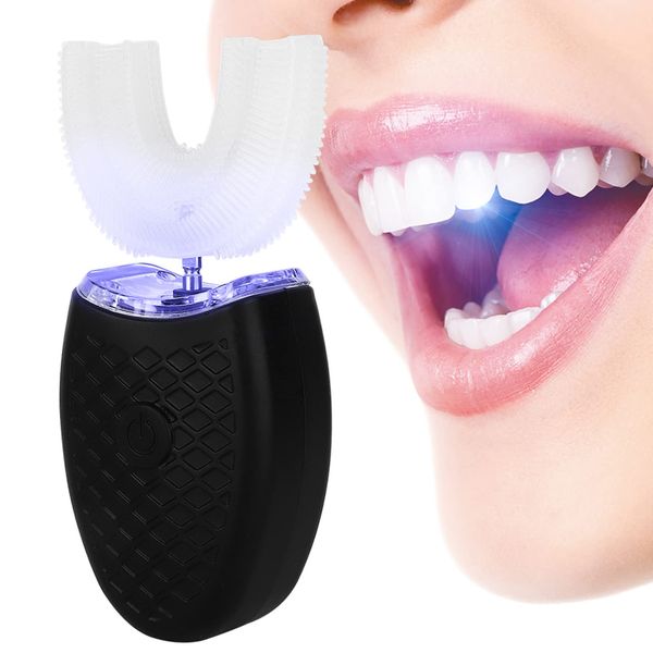 U-Shaped Toothbrush, Adult Electric Sonic Toothbrush Automatic Cleaning Toothbrush Oral Care Tool for Beautymisc Ultrasonic Oral Care Tool