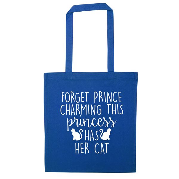 Forget prince charming this princess has her cat tote bag