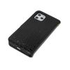 [accessories.bi] iPhone 12 Pro/12 Compatible Case Croco Pattern PU Notebook Type Embossed Stand Cover Black