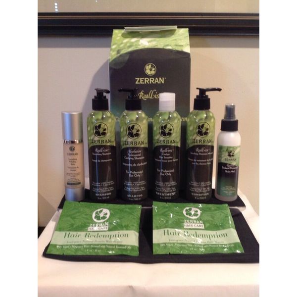 ZERRAN RealLisse - 100% Vegan Hair Smoothing System - 8 PIECE SET - UNISEX - WOW