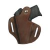 Barsony Brown Leather Pancake Holster for Taurus Slim 708 709 740 right