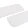 uxcell Bumper Guard Car Protector White Rubber Pack of 2