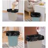 DynkoNA 1.5 Gallon Trash Can Liners Black, Drawstring Trash Bags