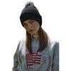 Beechfield Snowstar B450R Recycled Beanie, Classic red / white, S-XL