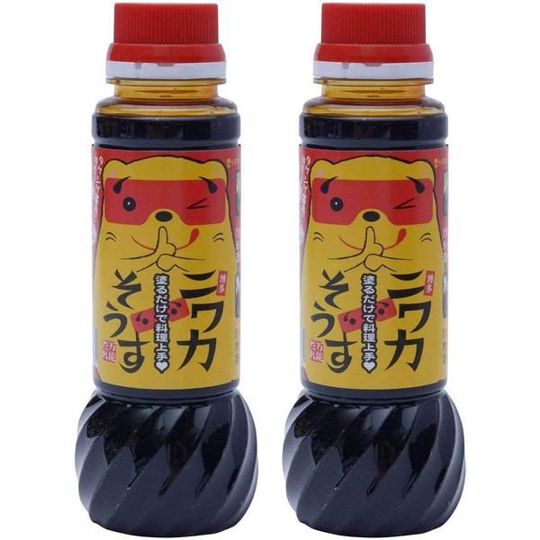 [Takeshige Bamboo Shige] Hakata Niwaka Soy Sauce, 7.8 fl oz (200 ml) x 2 Bottles