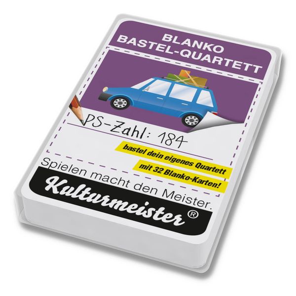 Kulturmeister Das Blanko Bastel-Quartett