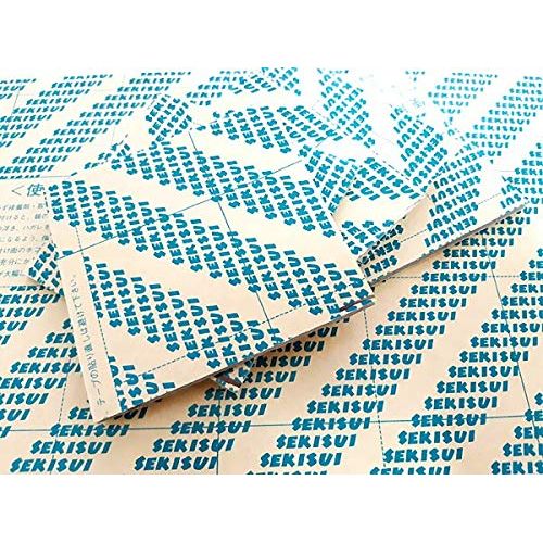 Sekisui Mirror Mat for Mirrors, Thickness 0.2 inches (5 mm), Approx. 3.5 inches (90 mm) x 3.5 inches (90 mm) x 3.5 inches (90 mm) x 10 Pieces Made in Japan, Double-Sided Tape for Mirrors Part Number